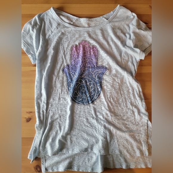 Lucky Brand Yoga Tee ~ Medium - Picture 1 of 5